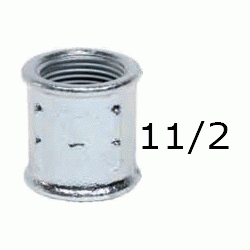 MANGUITO ROSCA DERECHA IZQUIERDA FIGURA 271 DE 11/2" GALVANIZADO, Hierro  1 1/2 1-1/2 50 Uniones Empalmes Enpalmes Empalmar Enpalmar