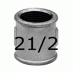 MANGUITO FIGURA 270 DE 21/2" GALVANIZADO, Hierro Galvanizado 2 1/2 2-1/2 75 Union Empalmes Enpalmes Empalmar Enpalmar