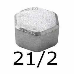 TAPA ROSCA HEMBRA FIGURA 300 DE 21/2" GALVANIZADA, Hierro Galvanizado Tapon Hembra 2 1/2 2-1/2 75 Tapones Ciego Ciega RH