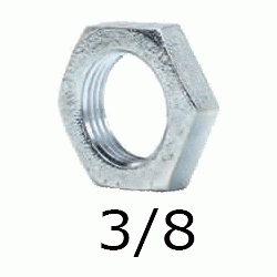 TUERCA HEXAGONAL FIGURA 312 DE 3/8" GALVANIZADA, Hierro Galvanizado