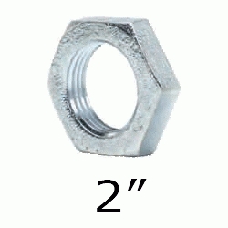 TUERCA HEXAGONAL FIGURA 312 DE 2" GALVANIZADA, Hierro Galvanizado  63