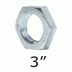 TUERCA HEXAGONAL FIGURA 312 DE 3" GALVANIZADA, Hierro Galvanizado 90