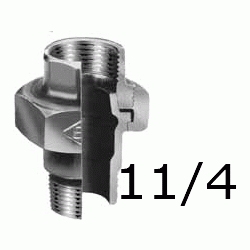 ENLACE DESMONTABLE TRES PIEZAS MACHO HEMBRA FIGURA 341 DE 11/4" GALVANIZADO, Uniones, Engarce, Enchufe, Ensamble, Enganche, Empalme, Acoplamiento Conexin Hierro MH 1 1/4 1-1/4 40 (MH) ( MH ) (M-H) ( M-H ) M/H