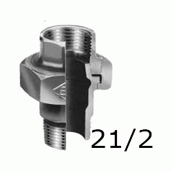 ENLACE DESMONTABLE TRES PIEZAS MACHO HEMBRA FIGURA 341 DE 21/2" GALVANIZADO, Uniones, Engarce, Enchufe, Ensamble, Enganche, Empalme, Acoplamiento Conexin Hierro MH 2 1/2 2-1/2 75 (MH) ( MH ) (M-H) ( M-H ) M/H