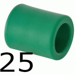 MANGUITO 25-25 MM, UNION ppr polipropileno copolimero para polifusionar TERMOFUSIONAR Empalmes Enpalmes Empalmar Enpalmar Figura 270 Fg