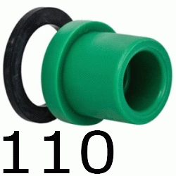 CUELLO BRIDA con junta 110 MM, ppr polipropileno copolimero para polifusionar TERMOFUSIONAR