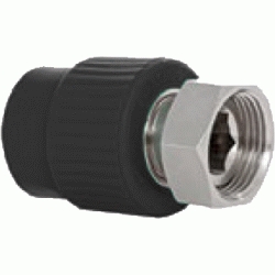 ENLA.RECTO TUERCA LOCA N 20-3/4", ACCESORIOS TERMOFUSINAR polifusionar POLIETILENO PE-100 SYSTEM POLITILENO Negros Negras Repolen racords locos Figura 359 Fg