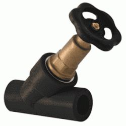 LLAVE INCLINADA N 20-3/4", VALVULAS BALBULAS ACCESORIOS TERMOFUSINAR polifusionar POLIETILENO PE-100 SYSTEM POLITILENO Negros Negras Repolen