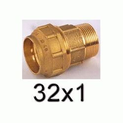 K 61 RACOR ENLACE MIXTO MACHO DE METAL DE 32 1 POLIETILENO, Racor Fittings Polietileno Fitings Accesorio Kas Uniones, Engarce, Enchufe, Ensamble, Enganche, Empalme, Acoplamiento Conexin K61 K-61 ROSCA MACHO politileno laton k-61 Entronque TERMINALES Racords Machones Mechones TRM 32x1 Saiplen Sayplen Para Tuberias Tubos