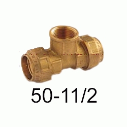 K 65 TE HEMBRA DE METAL MIXTA 50 11/2 PARA POLIETILENO, Racor Fittings Polietileno Fitings Accesorio Kas K65 K-65 ROSCA HEMBRA politileno 1 1/2 1-1/2 laton 11/2" Racords 50x11/2 Saiplen Sayplen Tuberias Tubos rh