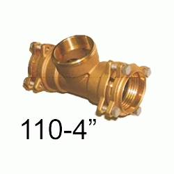 K 65 TE HEMBRA DE METAL MIXTA 110 4 PARA POLIETILENO, Racor Fittings Polietileno Fitings Accesorio Kas K65 K-65 ROSCA HEMBRA politileno laton Racords Saiplen Sayplen Tuberias Tubos rh