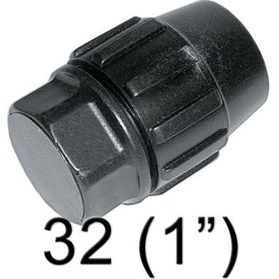 K 78 TAPON POLIETILENO 1 ( 32 mm ) JIMTEN 20232, Kas K78 K-78 Plastico TAPON FINAL TAPA politileno Tapones JINTEM Jinten Jimtem