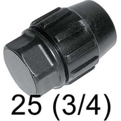 K 78 TAPON POLIETILENO 3/4 ( 25 mm ) JIMTEN 55105, Kas K78 K-78 Plastico TAPON FINAL TAPA politileno Tapones JINTEM Jinten Jimtem