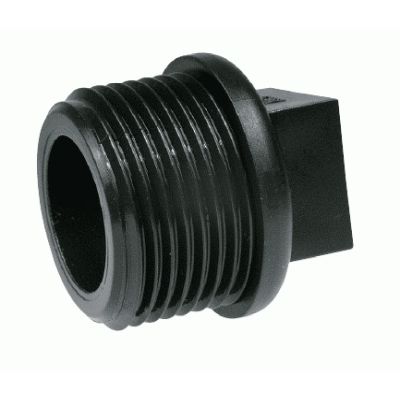 TAPON DE PLASTICO DE 11/2 JIMTEN, TAPON ROSCA MACHO PVC 1 1/2 1-1/2 Tapa 11/2" Tapones JINTEM Jinten Polietileno politileno  Jimtem