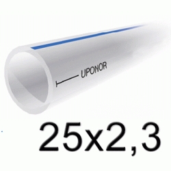 Metros Tubo evalPEX en barra de 25x2,3 40 (6 metros), Uponor Polietileno Reticulado Wirsbo Wisbo  Mts Mtr POLITILENO Tuberias 1001221