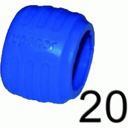 Uponor Q&E Evolution anillo azul 20, Con Uponor Polietileno Reticulado Pex Polietileno Reticulado Wirsbo Wisbo casquillo POLITILENO AZUL Tuberias