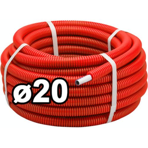 METROS DE TUBO MULTICAPA DE 20 mm CON AISLANTE DE 6 mm ROJO (ROLLO DE 50 METROS) ISOLTUBEX, TUBERIA Mts Mtr PRESFITTING PRESFITING PRESSFITING PRESFITTING PRESSFITTING PRESFFITING PRESFFITTING PRESSFFITTING MLCP ACCESORIOS Preaislada Pre-aislada aislamientos aislamentos Preforrada pre-forrada ailante barrier pipe in coils red