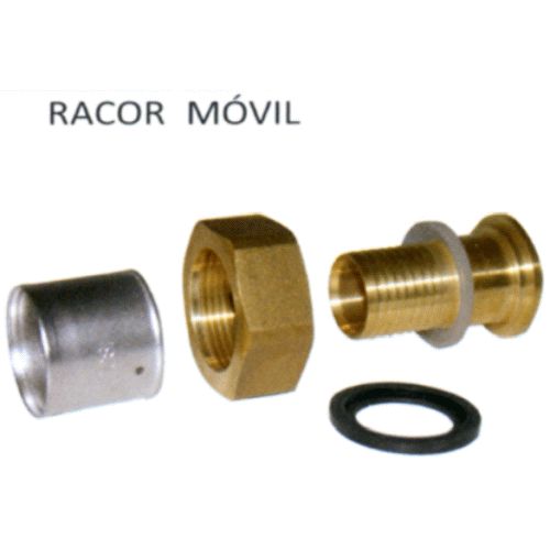 RACORD MOVIL DE 20 x 1/2 PARA PEX ISOLTUBEX, ENTRONQUE RACOR LOCO APRIETE COMPRESION Tuercas locas ACCESORIOS Figura 359 Fg 20x1/2