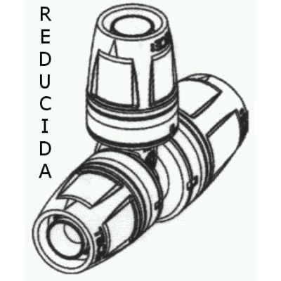 TE REDUCIDA MULTICAPA DE 20x16x16 TECE, DERIVACION REDUCIDA DERIBACION PRESFITTING PRESFITING PRESSFITING PRESFITTING PRESSFITTING PRESFFITING PRESFFITTING PRESSFFITTING MLCP