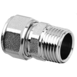 RACOR MACHO DE 16 x 1/2 FITTINGS COMPRESION ARCO, 