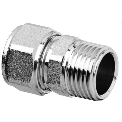 RACOR MACHO DE 20 x 1/2 FITTINGS COMPRESION ARCO, terminal rosca con Racords Machones Mechones Enlace TRM 20x1/2