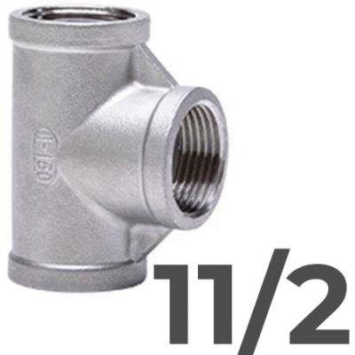 TE H-H-H IGUAL ACERO INOX 316 GEBO DE 11/2, 