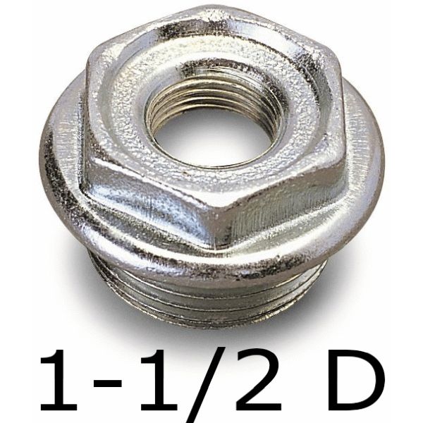 TAPON REDUCCION PARA RADIADOR DE 1" x 1/2" DERECHA CROMADO, RECOMENDADO ECNMC REDUCCIONES PARA RADIADORES DCH CROMADOS CROMADA CROMO CRO Tapa 1-1/2 Tapones TUERCAS