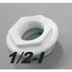 TAPON REDUCCION PARA RADIADOR DE 1" x 1/2" IZQUIERDA BLANCO, Reductor TAPON Recomendado ECNMC BLA BL BLANCA Tapa 1-1/2 Tapones TUERCAS Radiadores