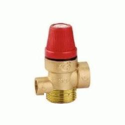 VALVULA DE SEGURIDAD HEMBRA  DE 1/2" DE 3 BAR CON MANOMETRO PARA CALEFACCION REF. 313430 CALEFFI, ECNMC RECOMENDADO CAMPO DE TEMPERATURA DE 5 A 110 C CALEFI GRIFO LLAVE DE ESCAPE BALBULAS Seguridat Para Calderas