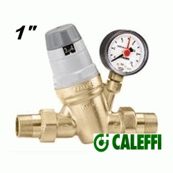 REDUCTOR DE PRESION DE 1" CON INDICADOR DE PRE-REGULACION Y MANONETRO REF. 535061 CALEFFI, ECNMC RECOMENDADO VALVULAS REDUCTORA DE PRESION CONEXION CON ENLACES MACHO DE 1" PRESION MAXIMA AGUAS ARRIBA 25 BAR PRESION CALIBRACION AGUAS ABAJO DE 1 A 6 BAR TEMPERATURA MAXIMA DE TRABAJO 60 C CALEFI BALBULAS reguladores