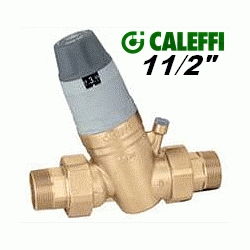 REDUCTOR DE PRESION DE 11/2" CON INDICADOR DE PRE-REGULACION CON TOMA MANOMETRO REF. 535080 CALEFFI, 1 1/2 1-1/2 1 1/4 1-1/4 ECNMC RECOMENDADO VALVULAS REDUCTORA DE PRESION CONEXION CON ENLACES MACHO DE 11/2" PRESION MAXIMA AGUAS ARRIBA 25 BAR PRESION CALIBRACION AGUAS ABAJO DE 1 A 6 BAR TEMPERATURA MAXIMA DE TRABAJO 60 C CALEFI BALBULAS reguladores