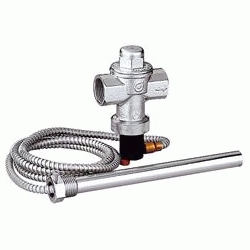 VALVULA DE DESCARGA DE SEGURIDAD TERMICA DE 3/4" PARA GENERADORES DE COMBUSTIBLE SOLIDO CALEFFI, ECNMC RECOMENDADO CALEFI LLAVE DESCARGA BALBULAS