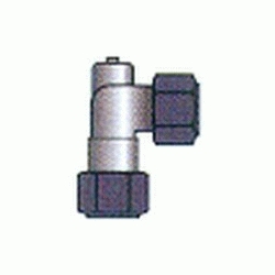 CODO DE COMPRESION CON PURGADOR DE COBRE DE 15/1 JAGA REF CT4001, PARA RADIADOR Radiadores Purgadores