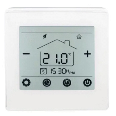 Cronotermostato Digital  Tctil Radio Frecuencia Frio/Calor. Encastrado. Cable FERCO, 