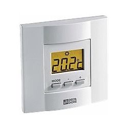 Termostato digital FILAR TYBOX 51 con teclas para climatizacion ref 6053036 DELTA DORE, regulacion calefacciones