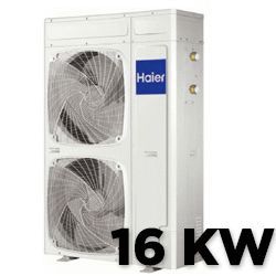 Aerotermia monobloc 16KW Filtro & control incluido AU162FYCRA(HW) HAIER, 