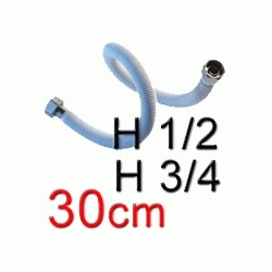 UNIFLEX PRESINOX HEMBRA HEMBRA DE 1/2 A 3/4 DE 30cm PARA GAS TUCAI, Latiguillo Conexin Malla Flexible Rabillo HH H/H H-H