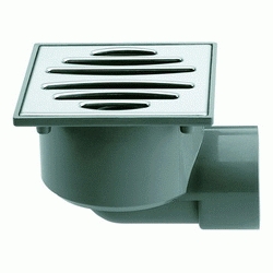 S 191 SUMIDERO SIFONICO SALIDA HORIZONTAL PARA TERRAZAS SALIDA 50 - 40 REJILLA INOX 10 JIMTEN, 24028 S-191 CALDERETA INOXIDABLE DESAGUES Recomendado S191 PARA PATIOS REJIYA REGILLA REGIYA JINTEM Jinten Acero Jimtem