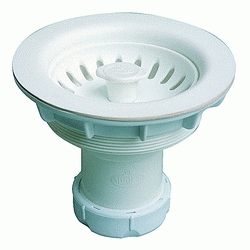 S 332 DE 40 112 VALVULA DE 115 mm  PARA FREGADERO SINTETICO CON CESTA BLANCA JIMTEN, 11500 TAPON CESTA BL BLANCO S-332 Fregadera S332 Tapa BALBULAS Tapones Valvulas JINTEM Jinten cestillos cestillas Jimtem ZXZX