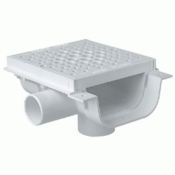 S 339 CANALETA CON REJILLA Y SALIDA DE 40 BLANCA DE 150 x 130 x 64 mm PARA PISCINA JIMTEN, 29050 Blanco Blanca S-339 S339 REJIYA REGILLA REGIYA JINTEM Jinten Jimtem