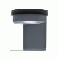 C 145 DE 90 mm MANGUITO PVC EXCENTRICO PARA INODORO CREARPLAST, 060145 C-145 C145 PARA WC WATER VATER TAZA Manguilla Bater escentricos escentricas Evacuacion Desagues W.C. excentrica Salida