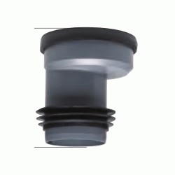 C 155 DE 90 mm MANGUITO PVC EXCENTRICO CON JUNTA LABIADA PARA INODORO CREARPLAST, 060155 C-155 C155 PARA WC WATER VATER TAZA Manguilla Bater escentricos escentricas Evacuacion Desagues W.C.  excentrica Salida