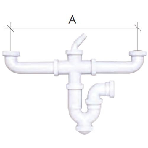 C 46 11/2 SIFON DOBLE CURVO SALIDA HORIZONTAL CON RACOR Y TOMA ELECTRODOMESTICOS CREARPLAST, 024612 C-46 C46 SALIDA ESCUADRA PARED CON TOMA LAVADORA LAVAVAJILLAS SIFON FREGADERO FREGADERA 1 1/2 1-1/2 Sifones LABABAJILLAS LABABAJIYAS LAVAPLATOS LABAPLATOS LAVABAJILLAS LABAVAJILLAS 11/2" labadoras desagues desages Racords Espiga