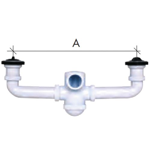 C 70 11/2 SIFON DOBLE BOTELLA EXTENSIBLE SALIDA HORIZONTAL CON VALVULAS CREARPLAST, 027012 C-70 C70 SALIDA ESCUADRA PARED SIFON FREGADERO FREGADERA 1 1/2 1-1/2 Sifones 11/2" BALBULAS