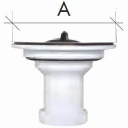 C 82 11/2 40 VALVULA PARA FREGADERO INOXIDABLE DE 115 mm  CREARPLAST, 038222 C-82 C82 PARA FREGADERA SENCILLO 1 1/2 1-1/2 11/2" BALBULAS ZXZX