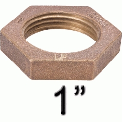 TUERCA DE METAL Fg 312 HEXAGONAL DE 1, TUERCA CORREDERA LATON