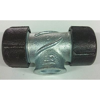 TE BOCAS IGUALES DE 20 mm TIPO TTK PARA TUBO DE POLIETILENO GEBO, PARA TUBO PE PLASTICO DERIVACION 17.195.10.01 171951001 DERIBACION POLITILENO GEVO Tuberias