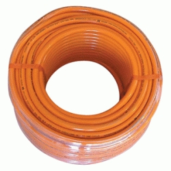 METROS DE TUBO FLEXIBLE PARA GAS BUTANO 9 x 15 EN ROLLO  REF.03002 LLOBERA, MANGUERAS GOMA Mts Mtr Tuberias tubo naranja