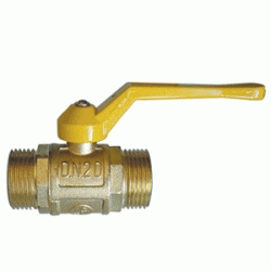 LLAVE DE MONTANTE GLP MACHO MACHO DE 1/2" REF.21511 LLOBERA, MM M-M DE LINEA PALANCA PARA GAS