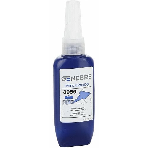 TEFLON LIQUIDO TUBO DE 50 ml GENEBRE, bote botella botellita Tuberias